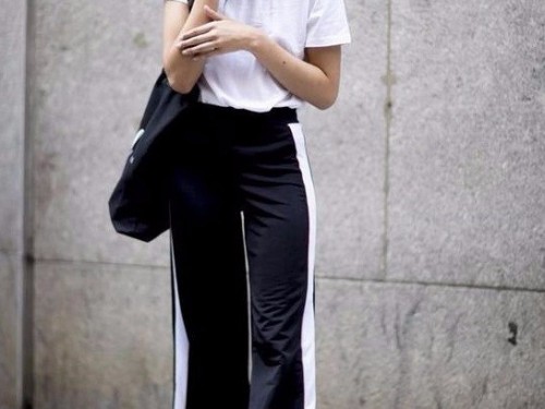 黑色阔腿裤的上衣搭配全攻略 穿出你的风格与气场