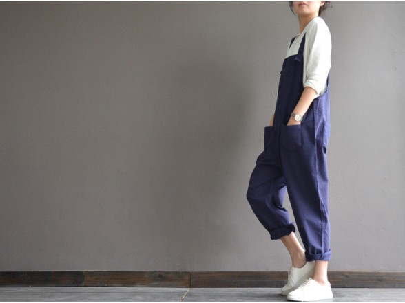 蓝色裤子配上衣全攻略 穿对颜色让你一周不重样