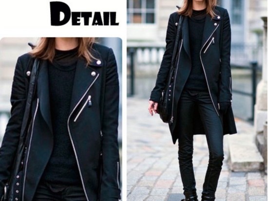 黑外套搭配万能公式 三招让你从普通穿出高级感