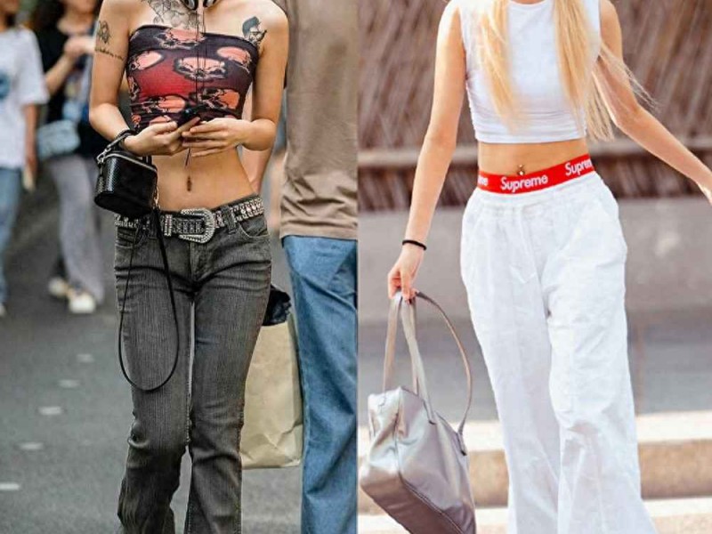 太古里街拍震撼来袭！胸衣外穿与内裤外露的潮流穿搭全解析